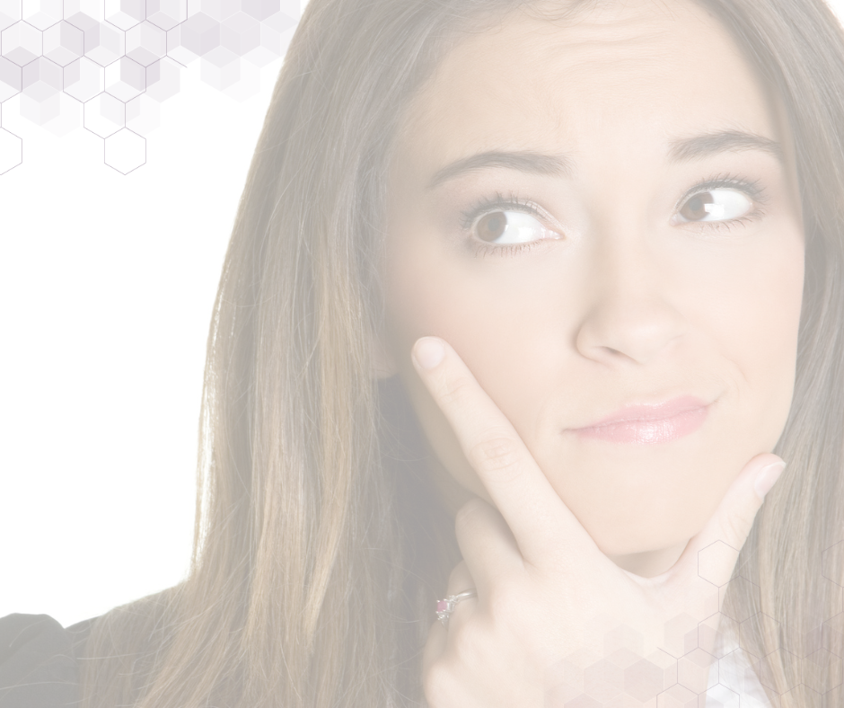 Woman wondering what if