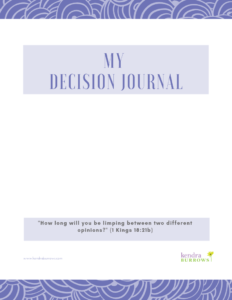 Decision Journal